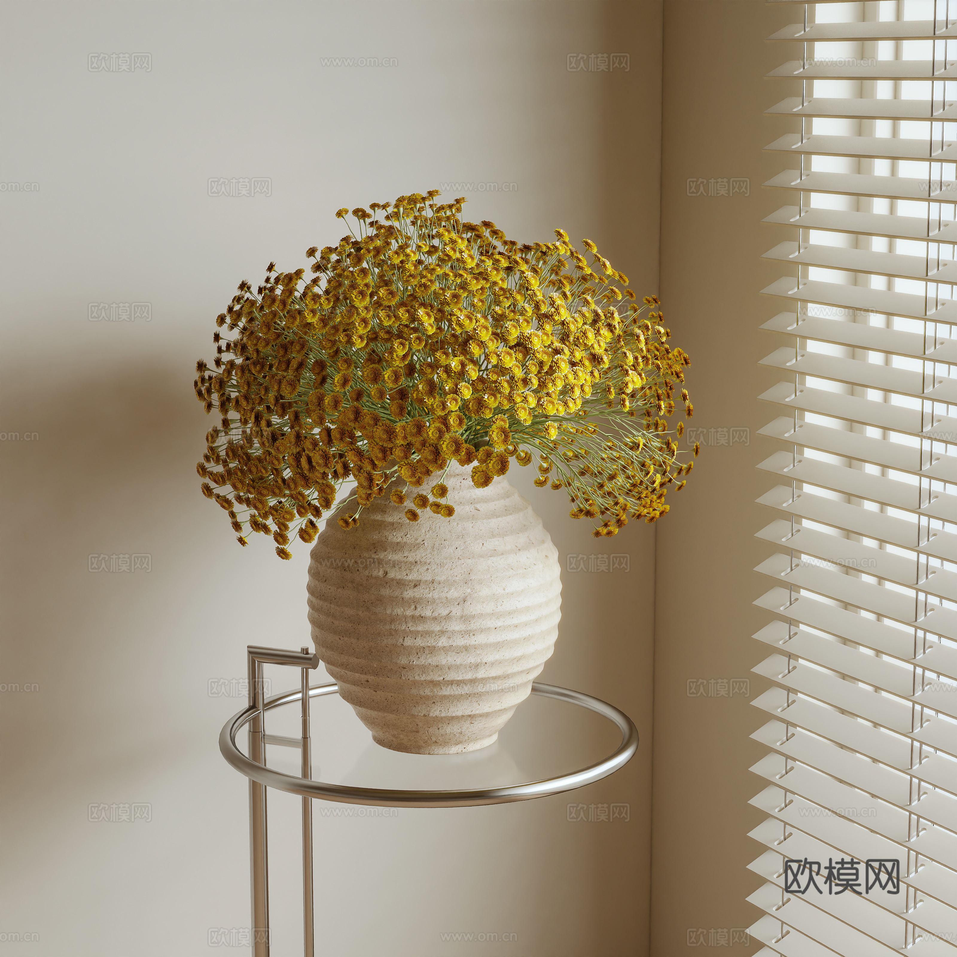 Wabivon Flower Flower Arrangement Daisy 3D Model