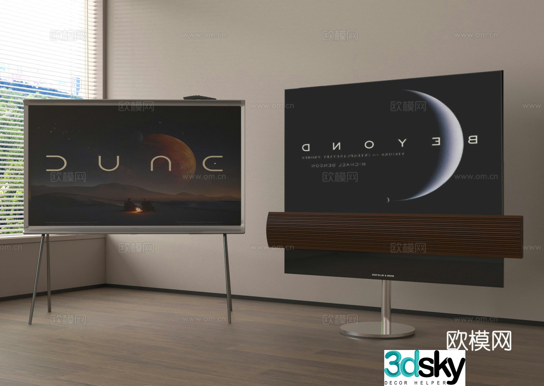 Bracket TV LCD TV Floor-standing TV 3D Model