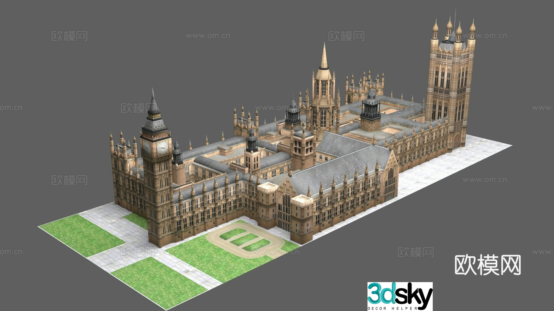 Palace of Westminster 3D model