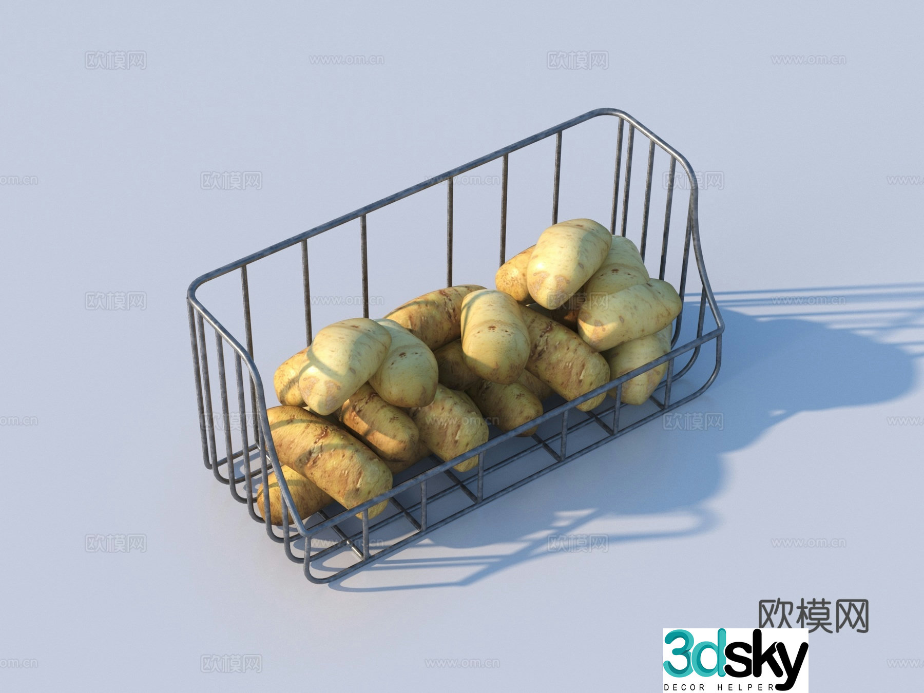 Potato Potato Vegetable 3d Model