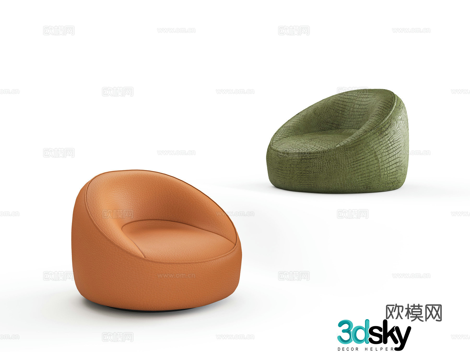 Lazy sofa 3d model