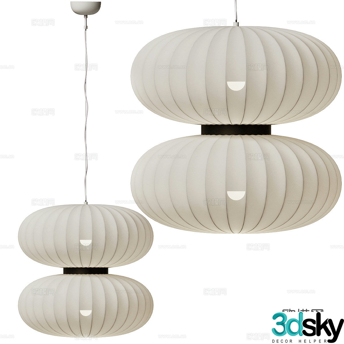 Markslojd Ceiling Light Daburu 2l3d Model