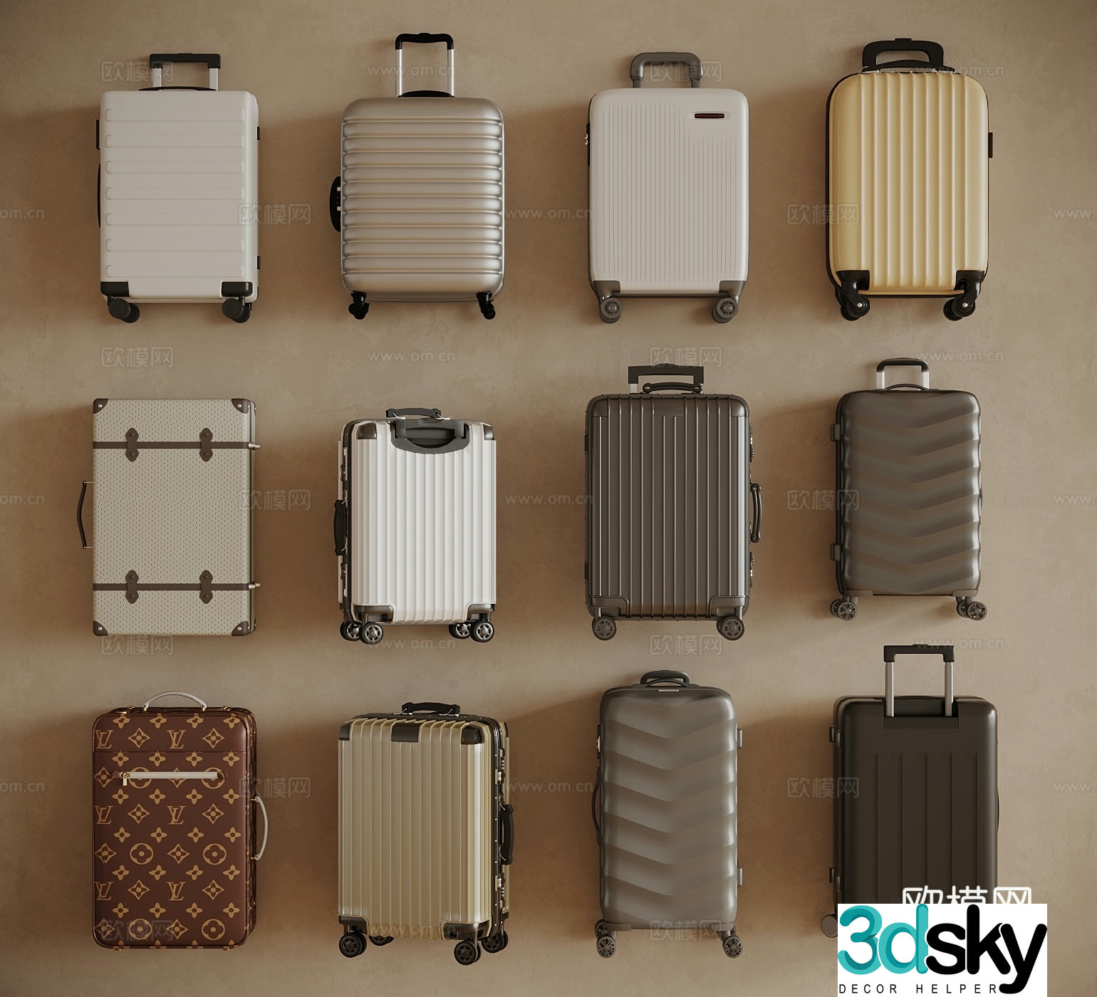 Suitcase 3d model