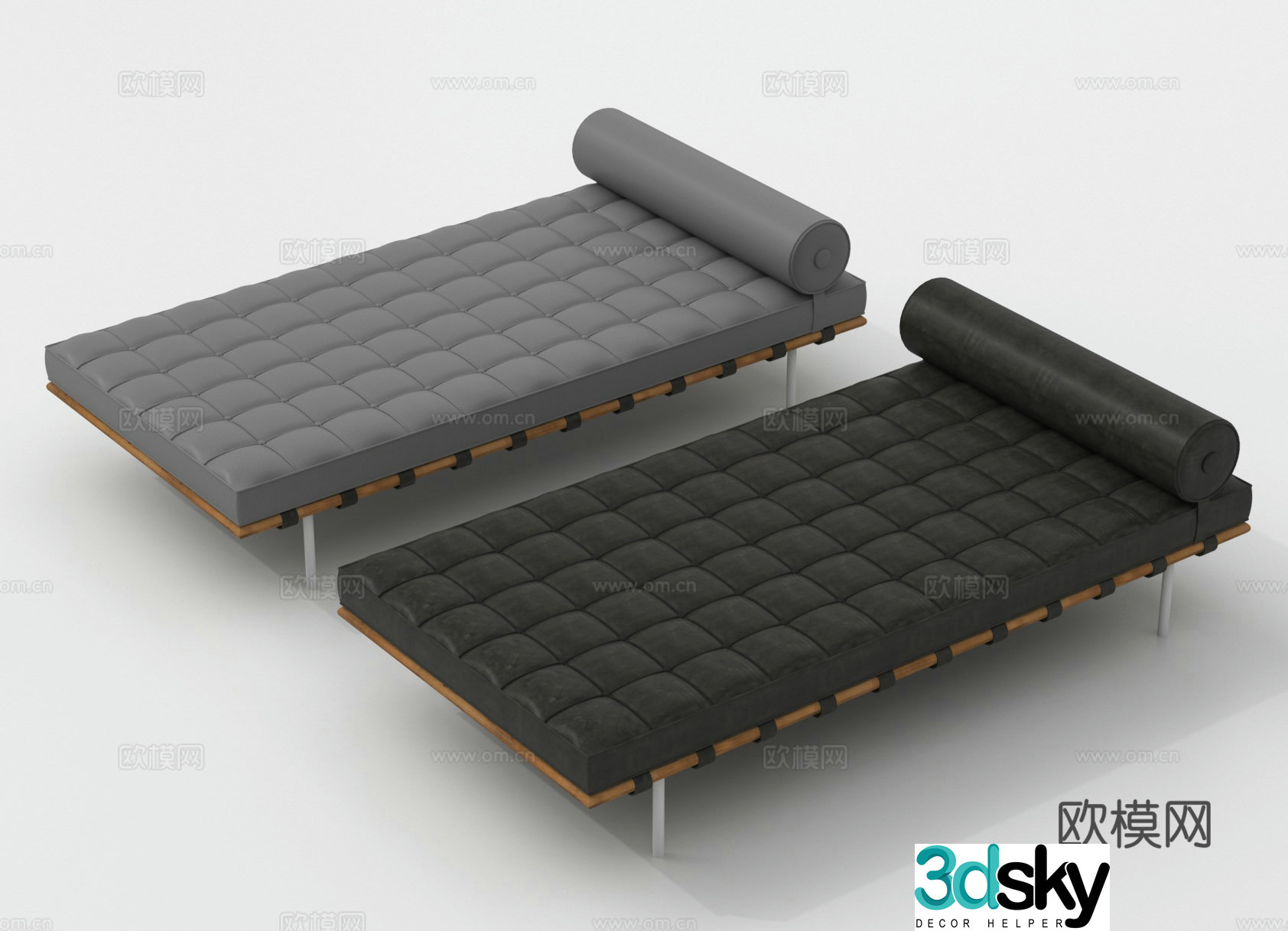 Chaircase Beauty Couch 3D Model