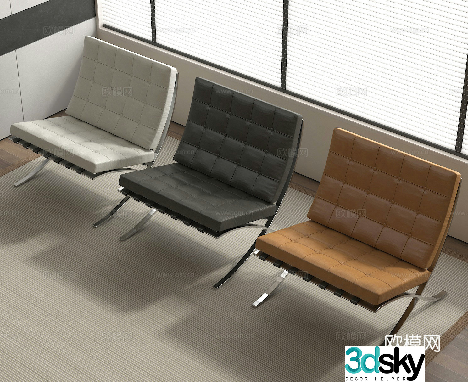 Sofa chair Single chair Leisure chair 3d model