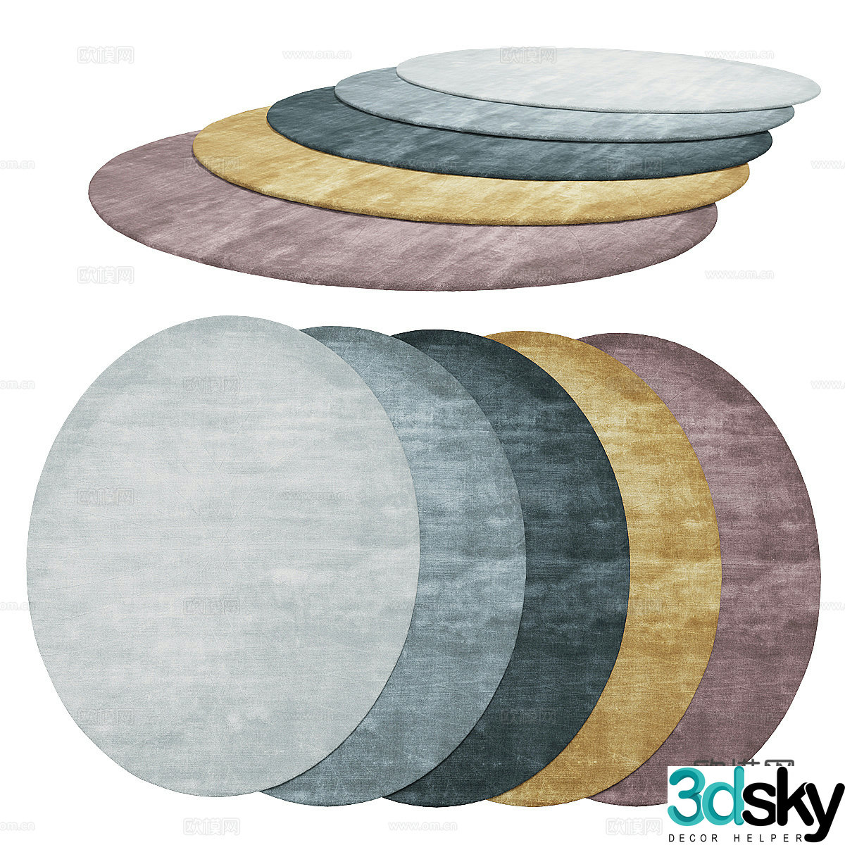 Linie Design Mondo Carpet 3d Model