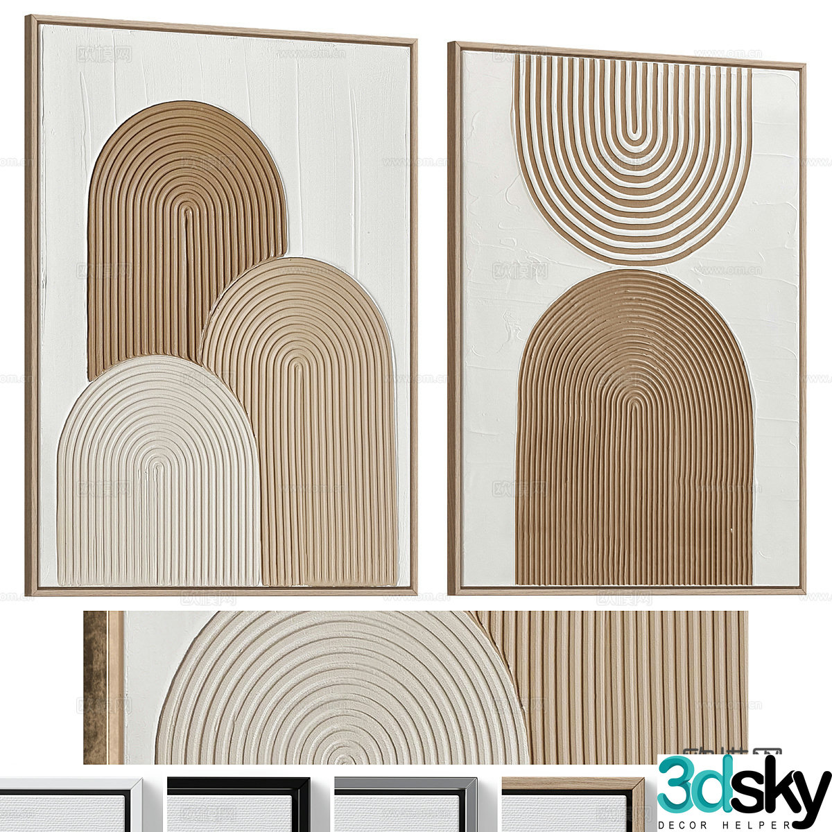 3d model of circular carpet