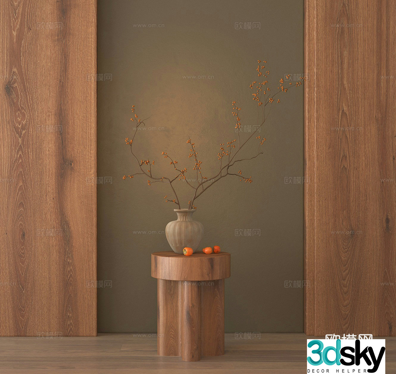 Vase Flower Flower Flower Art 3D Model
