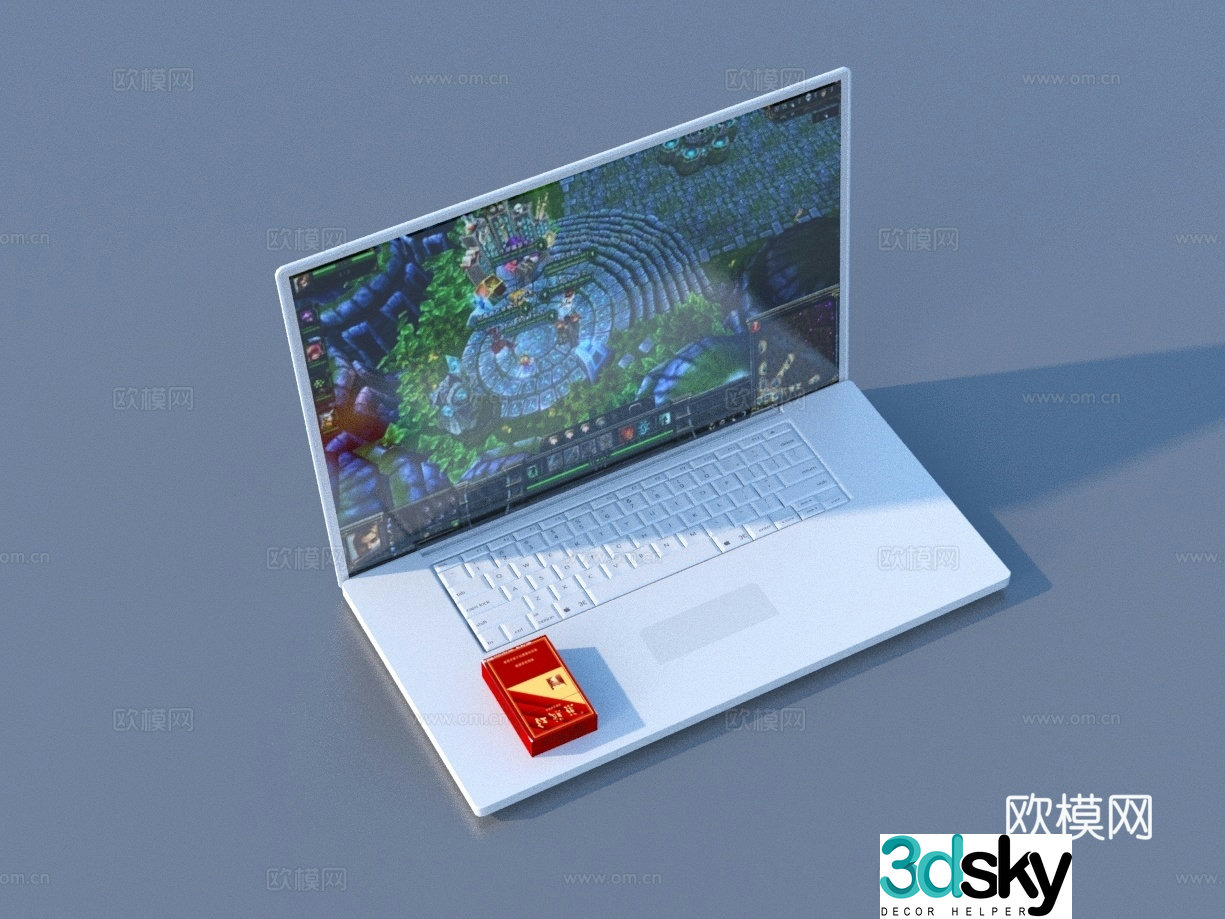 Laptop electrical appliance 3d model