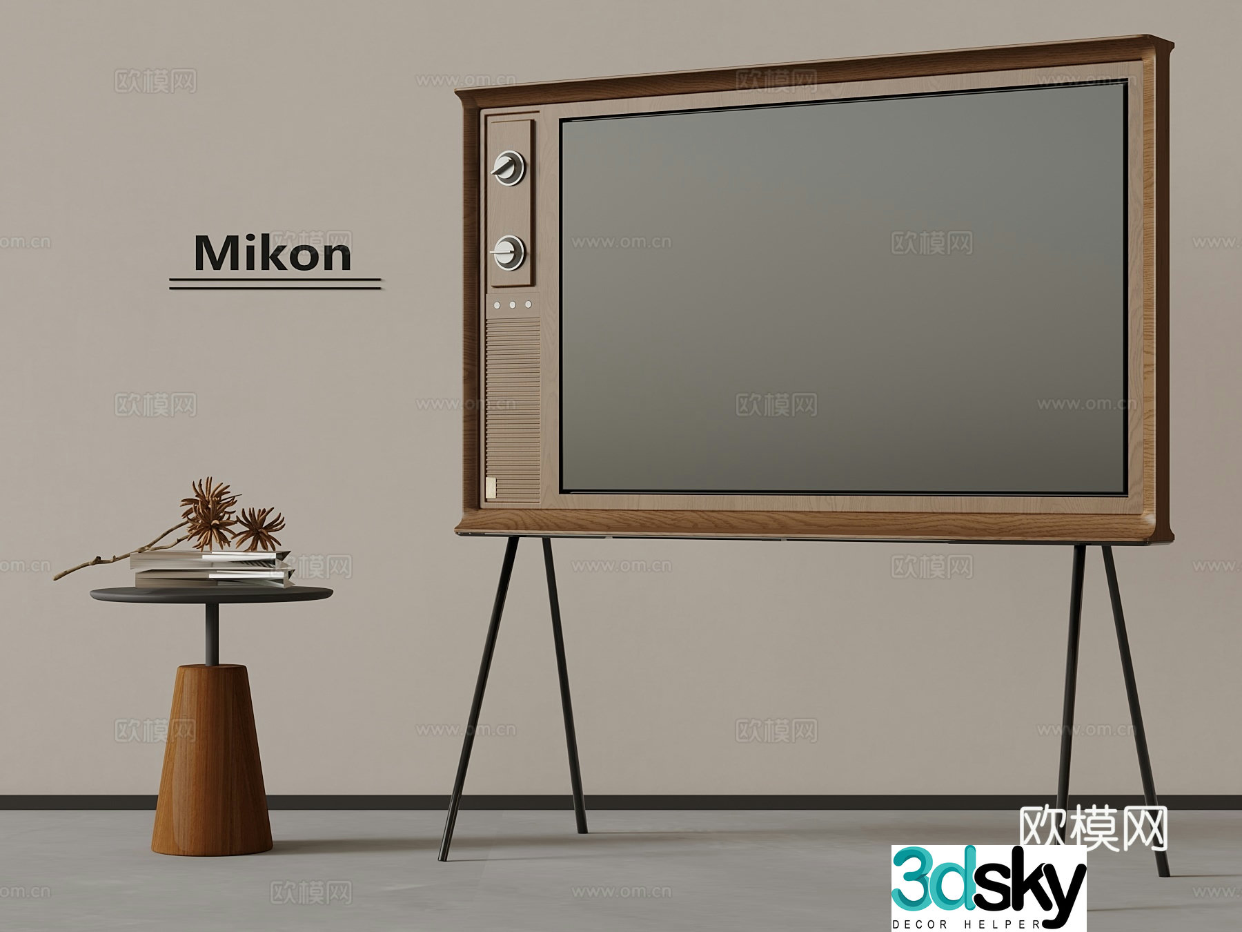 Modern TV stand Mobile TV 3d model
