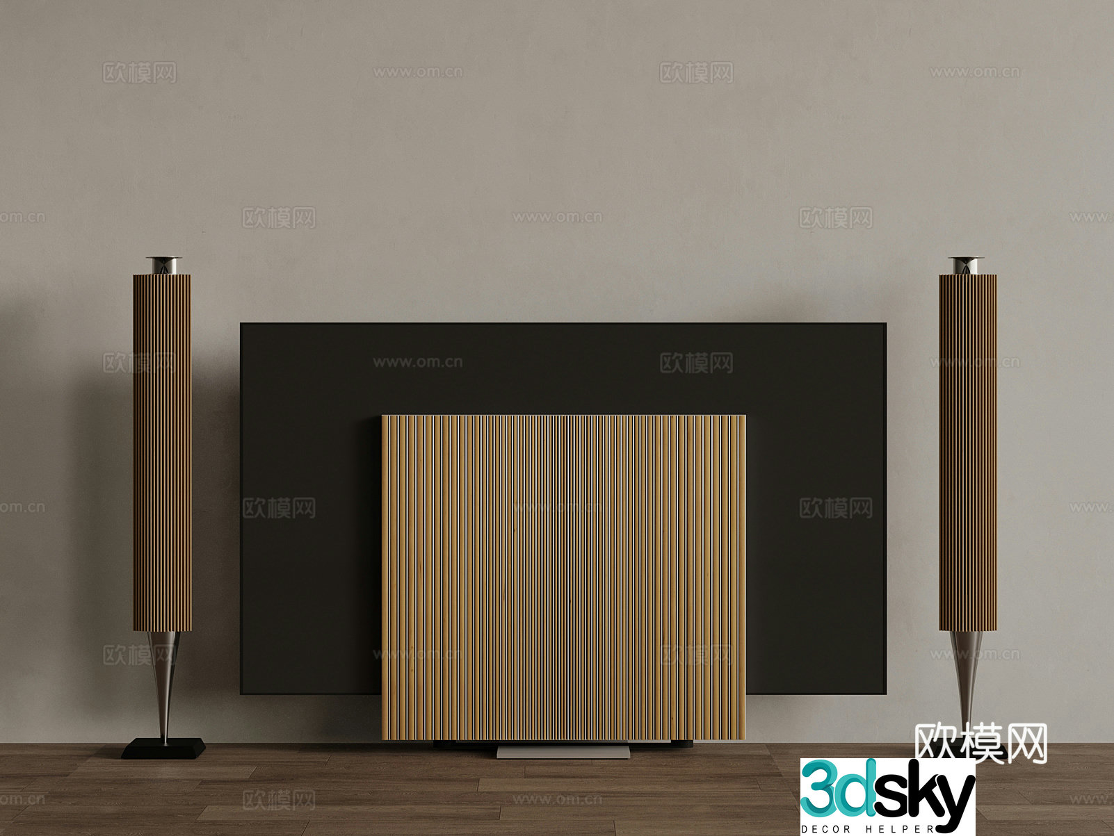 Modern folding TV 3d model