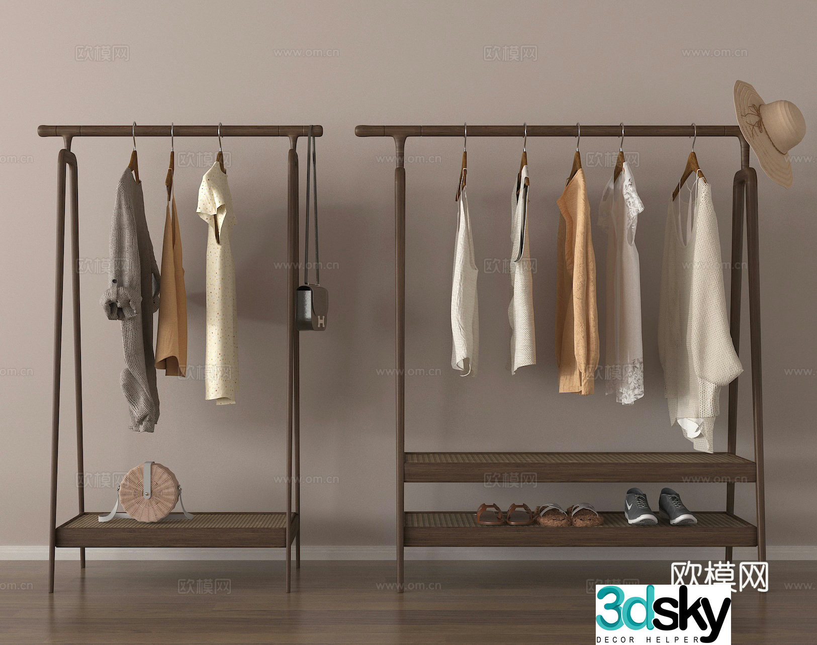 Hook Clothes Hanger Clothes Hanger Clothes Hanger 3D Model