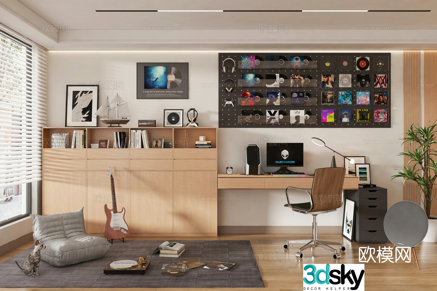 Entertainment equipment audio and video studio Vinyl record CD disc Record machine audio gramophone disc disc disc disc disc 3d model