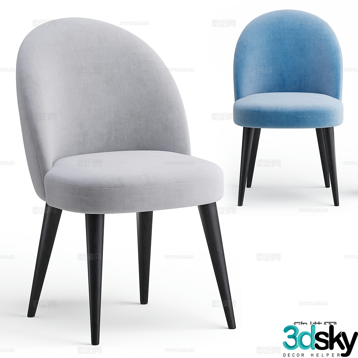 Restaurant Soft Chair Timon II3d Model