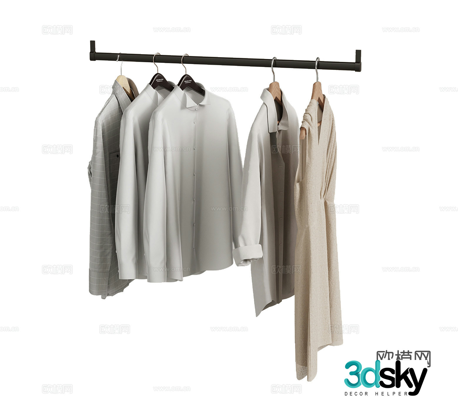Modern Clothes Clothes 3D Model