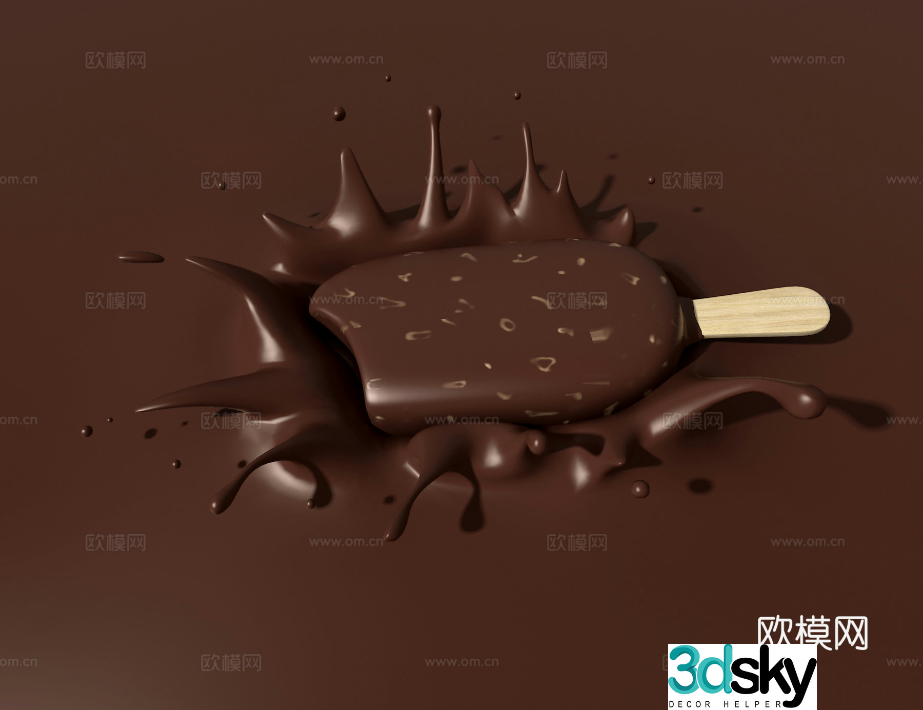Ice cream 3d model