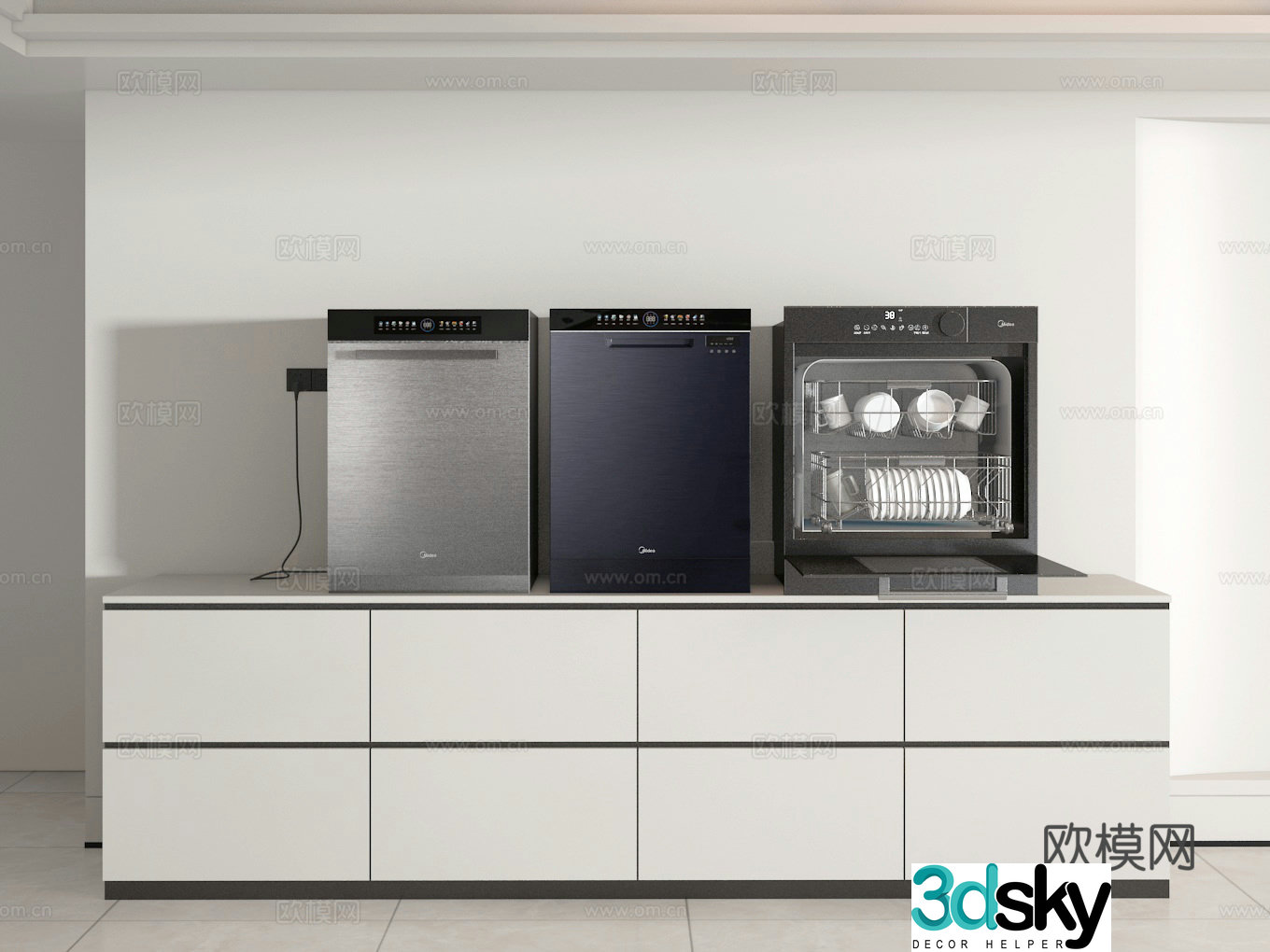 Dishwasher 3d model