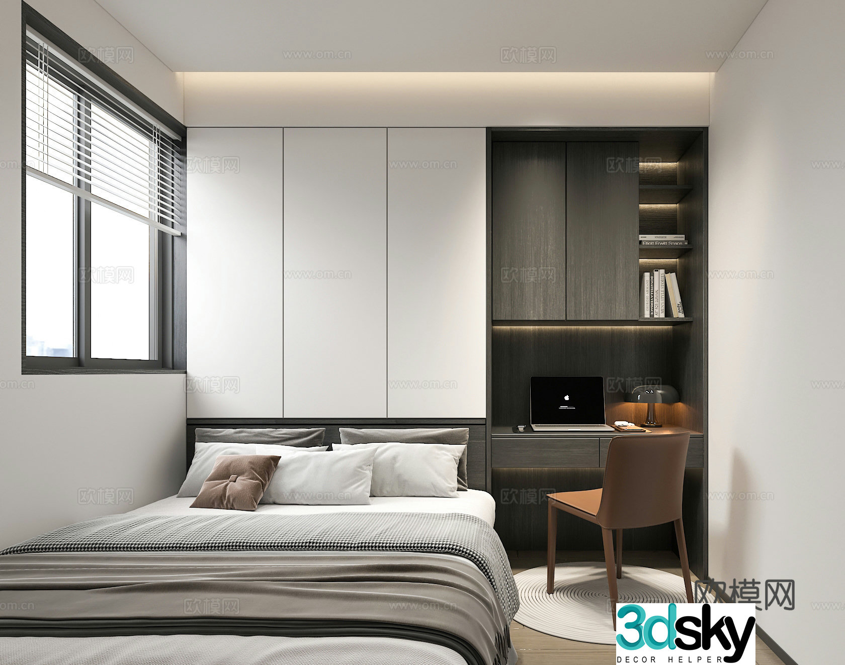 Tatami bedroom 3d model