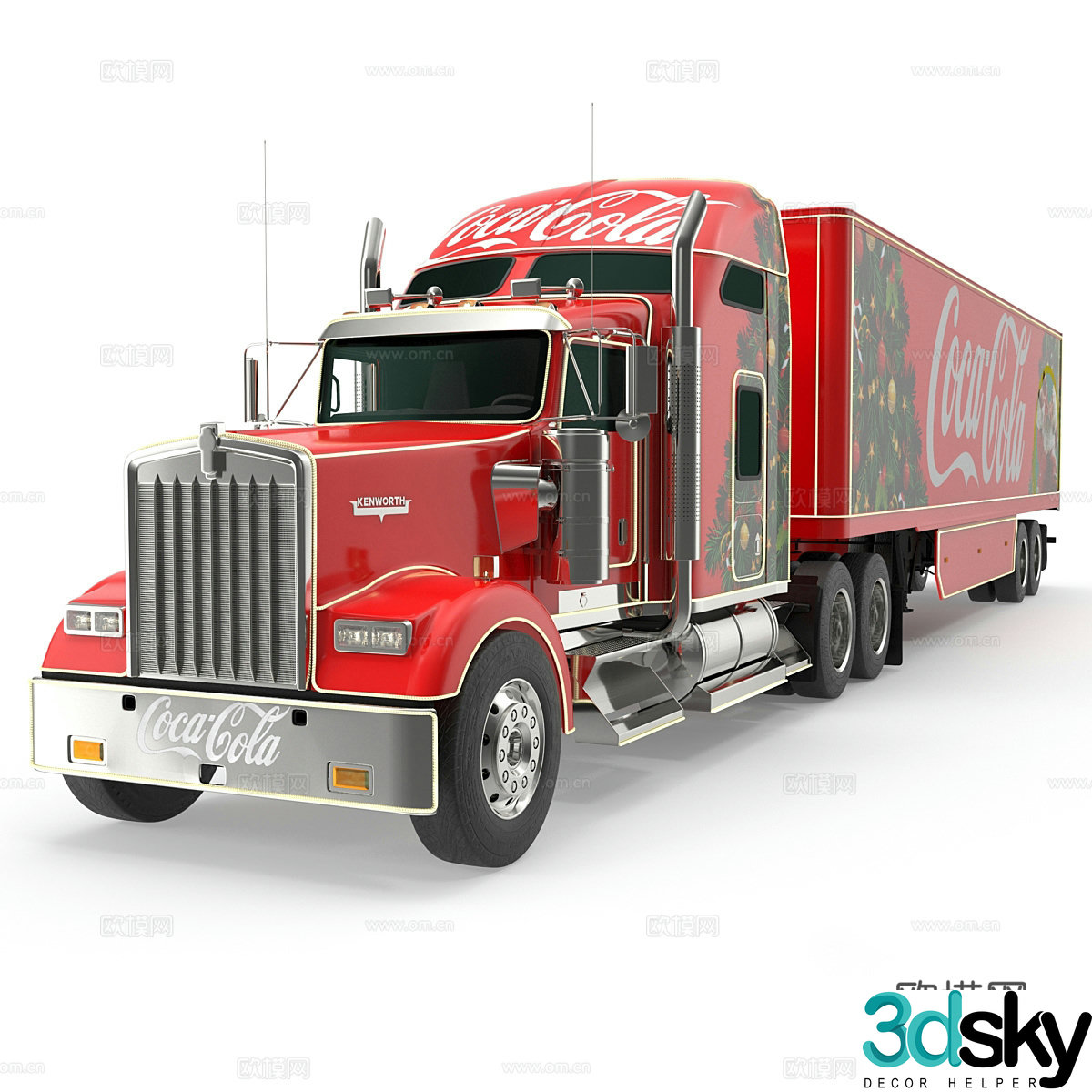 Kenworth K900 New Year 3D Model