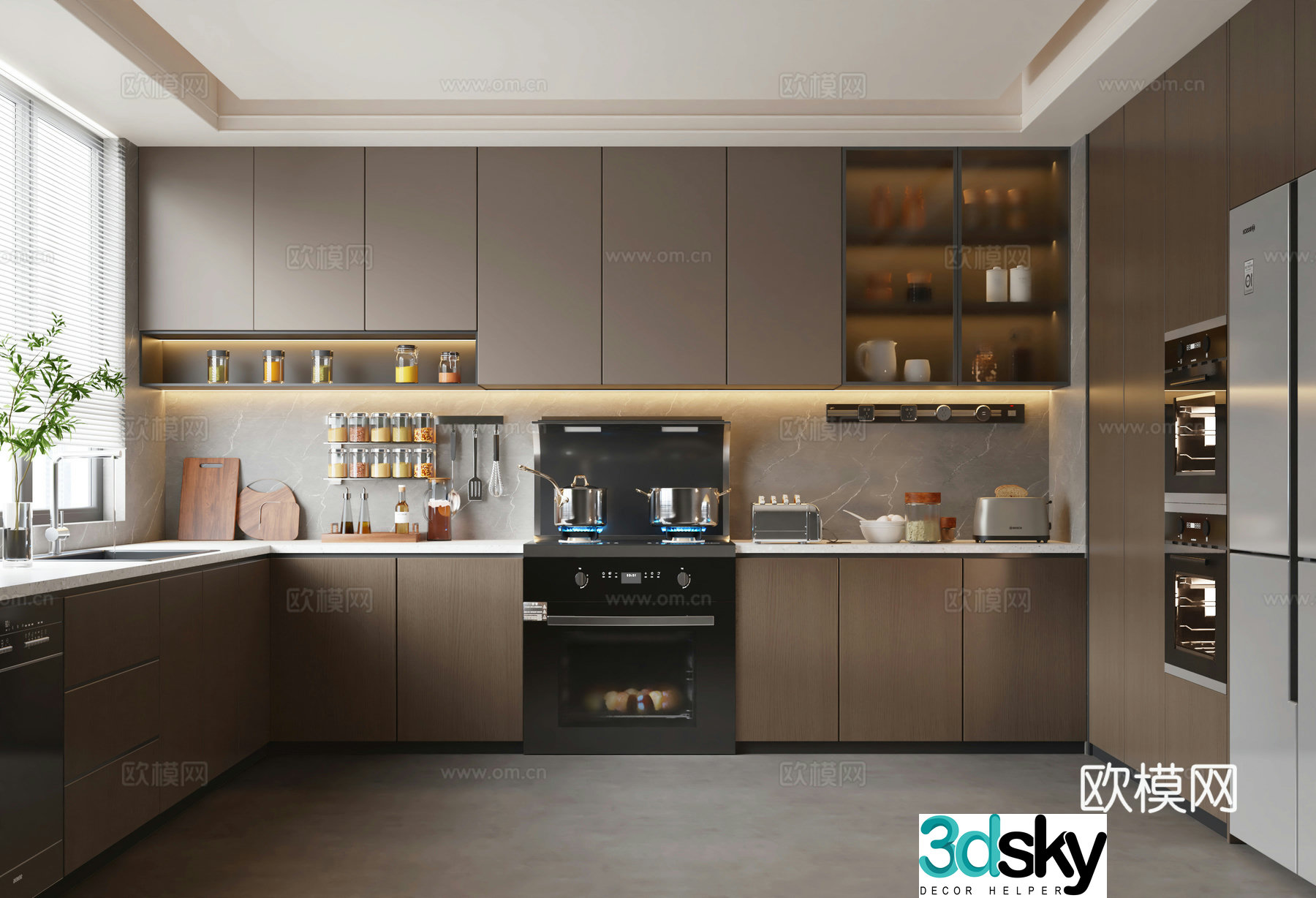 Italian kitchen 3d model