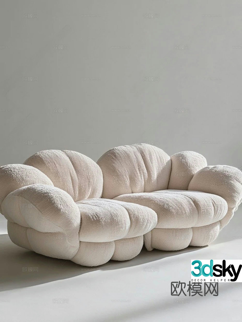 Modern lazy sofa 3d model