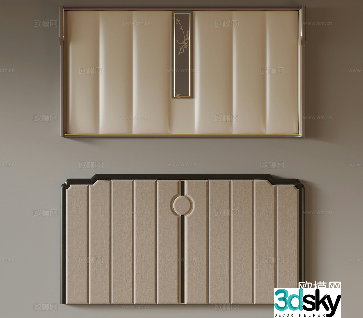 New Chinese soft bag 3D model