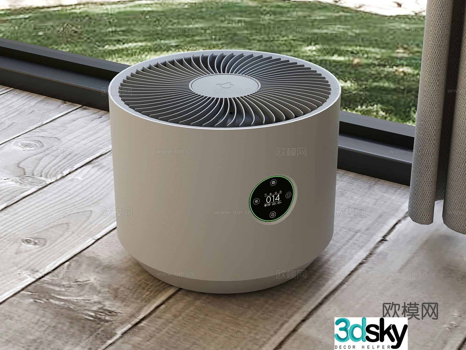 Modern air purifier Smart air purifier 3D model