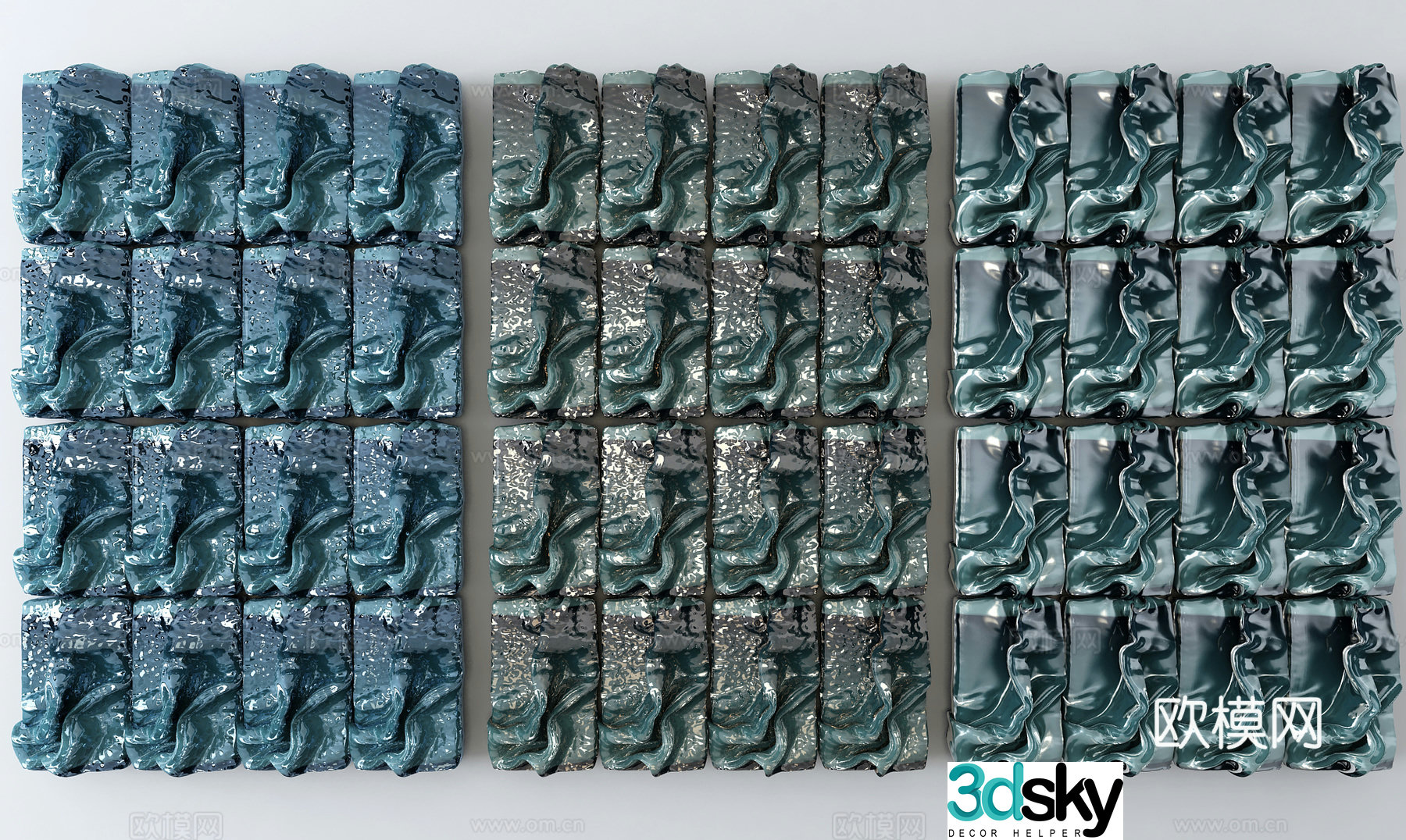 3D wall decoration model