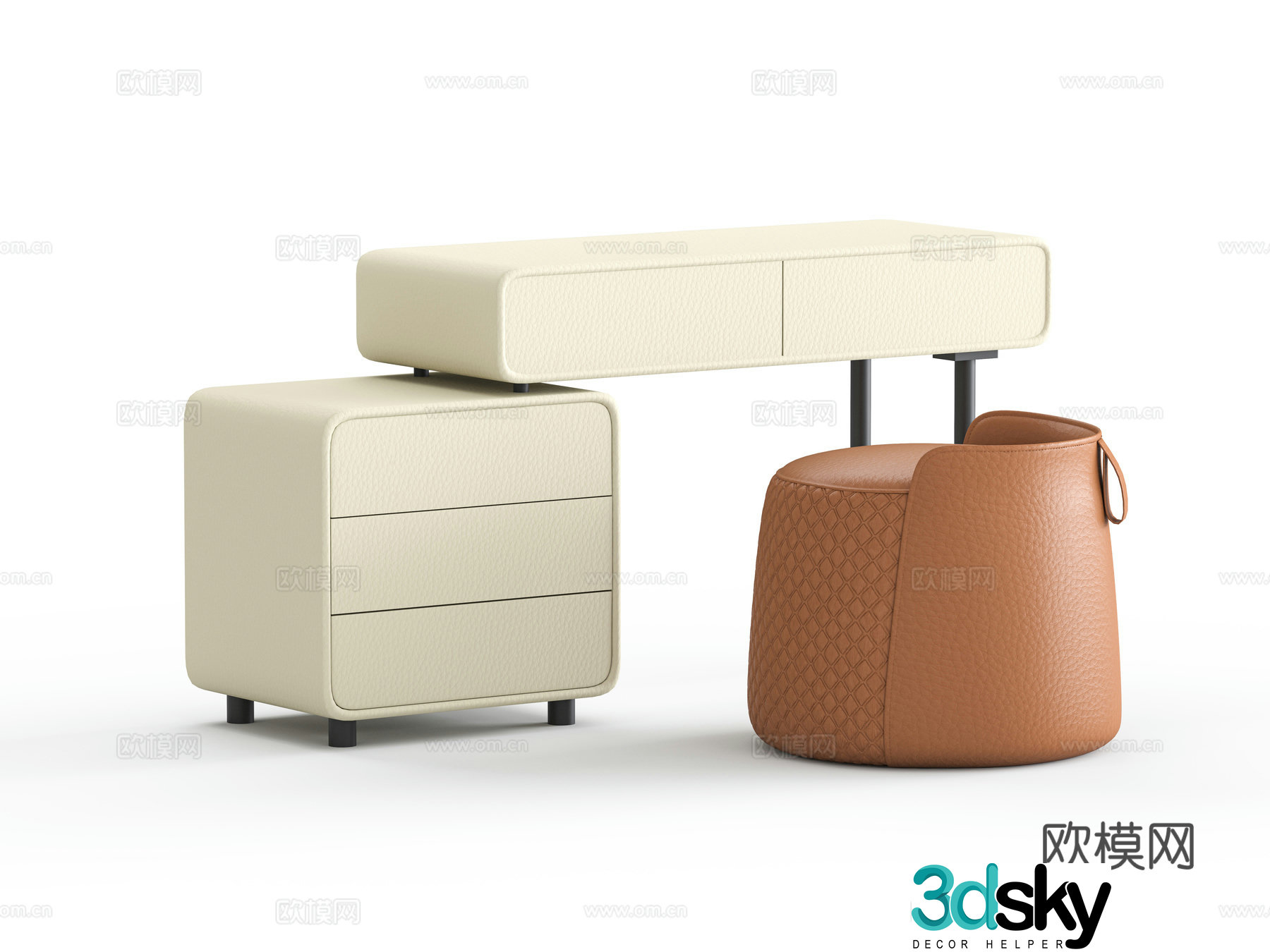 Dressing table 3d model