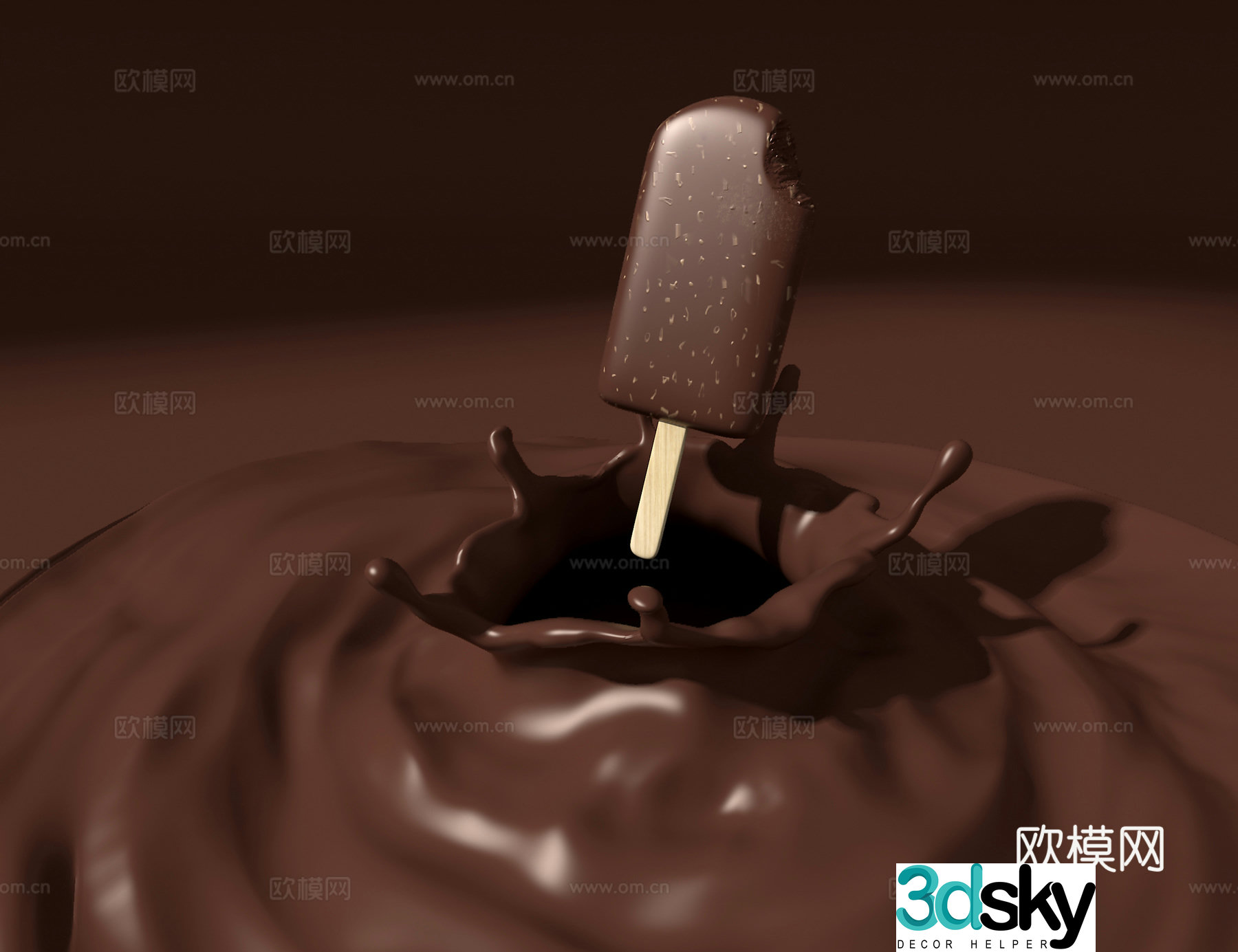 Ice cream 3d model