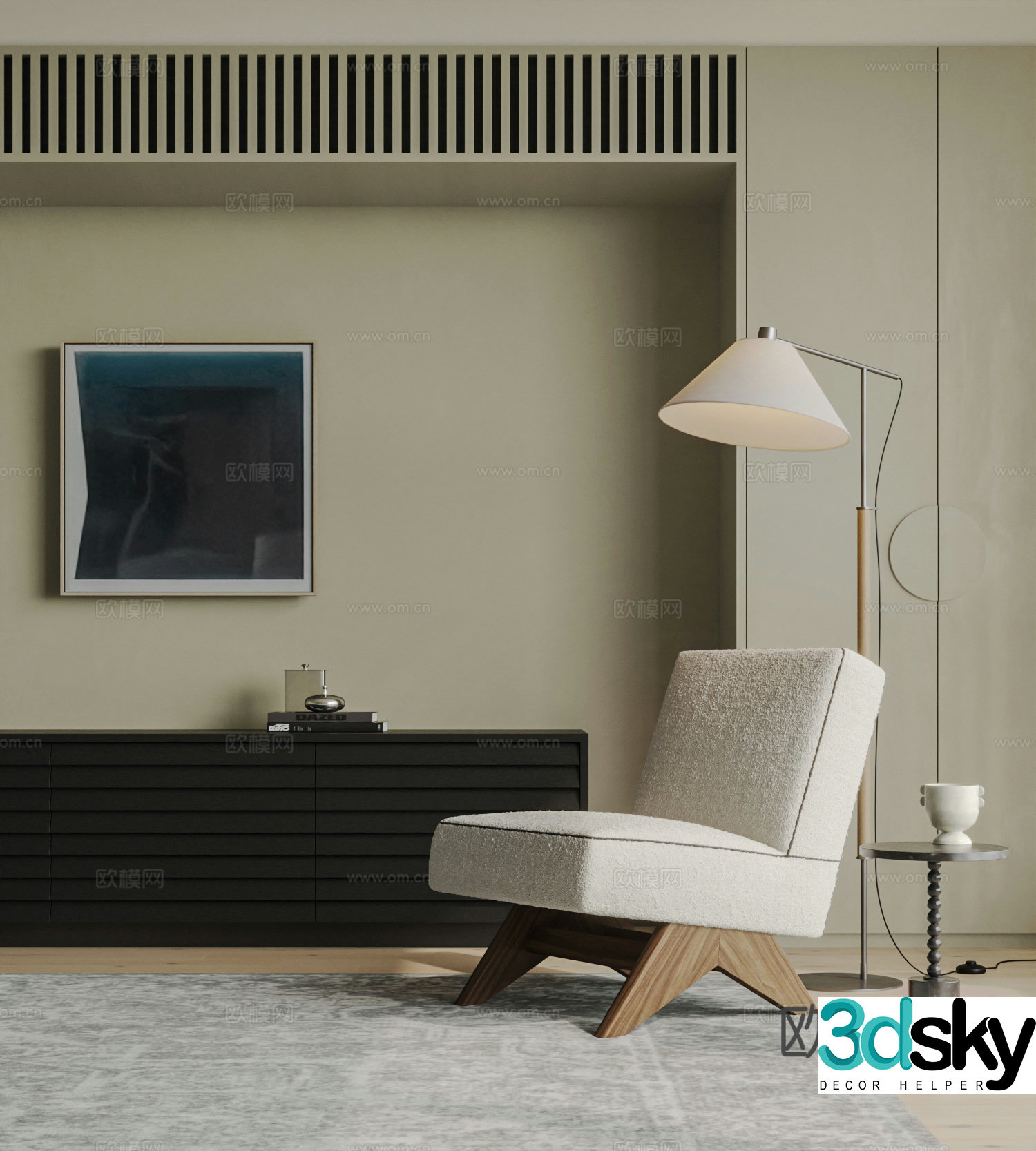 CASSINA Lambsage Lust Cabin 3D Model