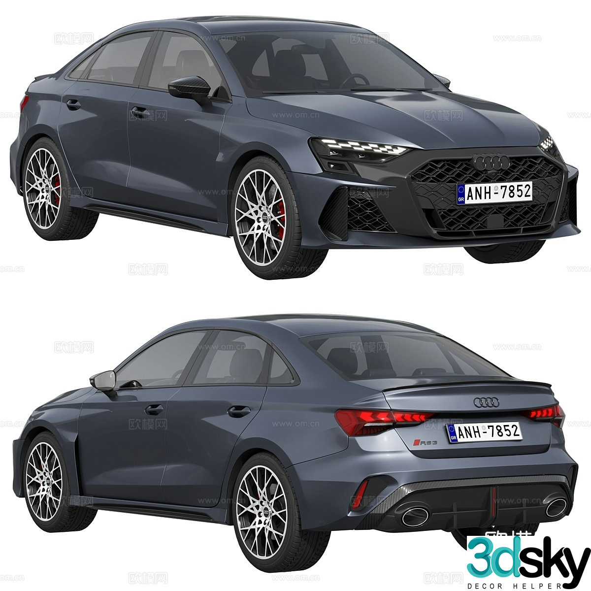 Audi RS3 sedan 20253d model