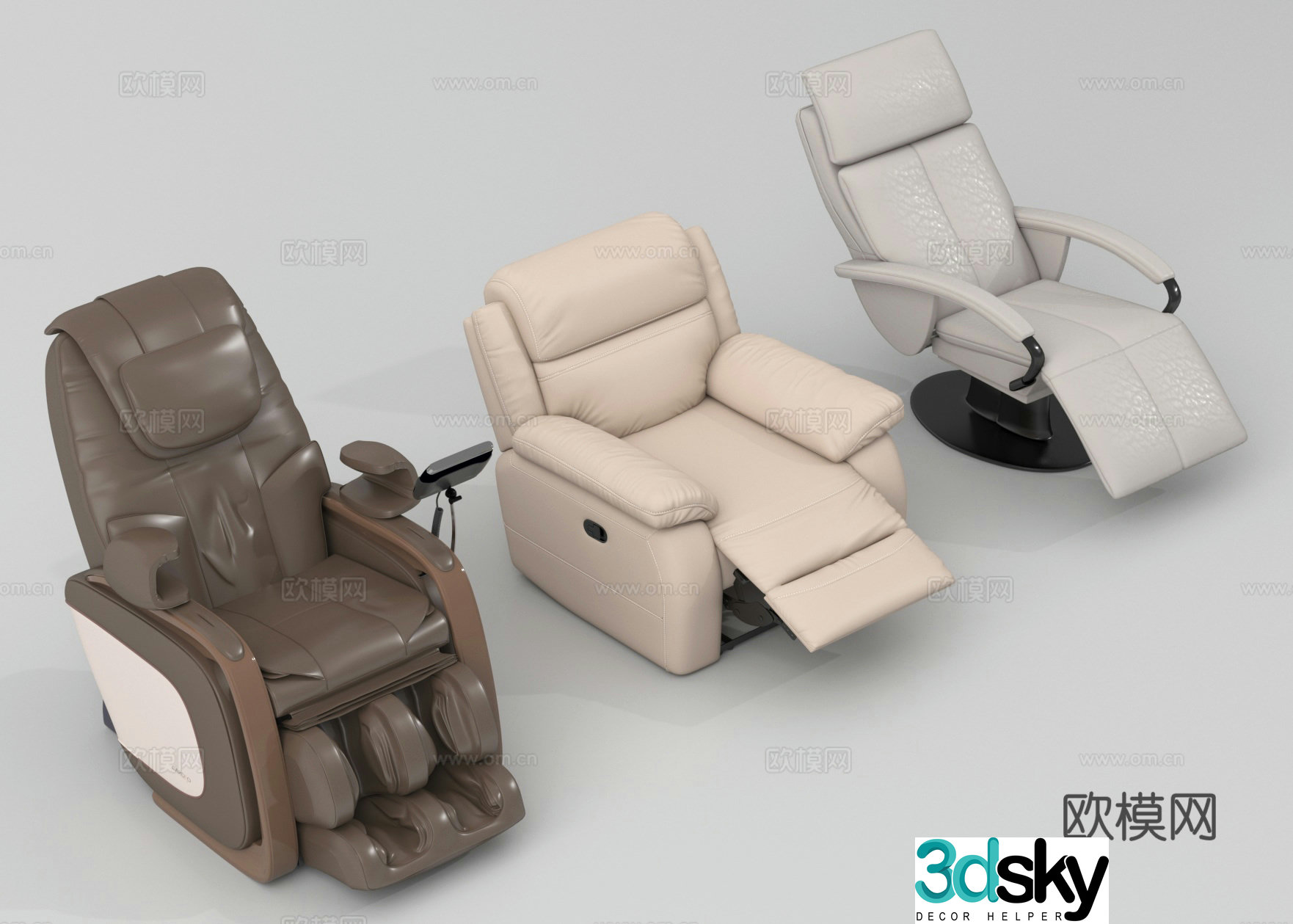 Massage chair Massage sofa 3d model