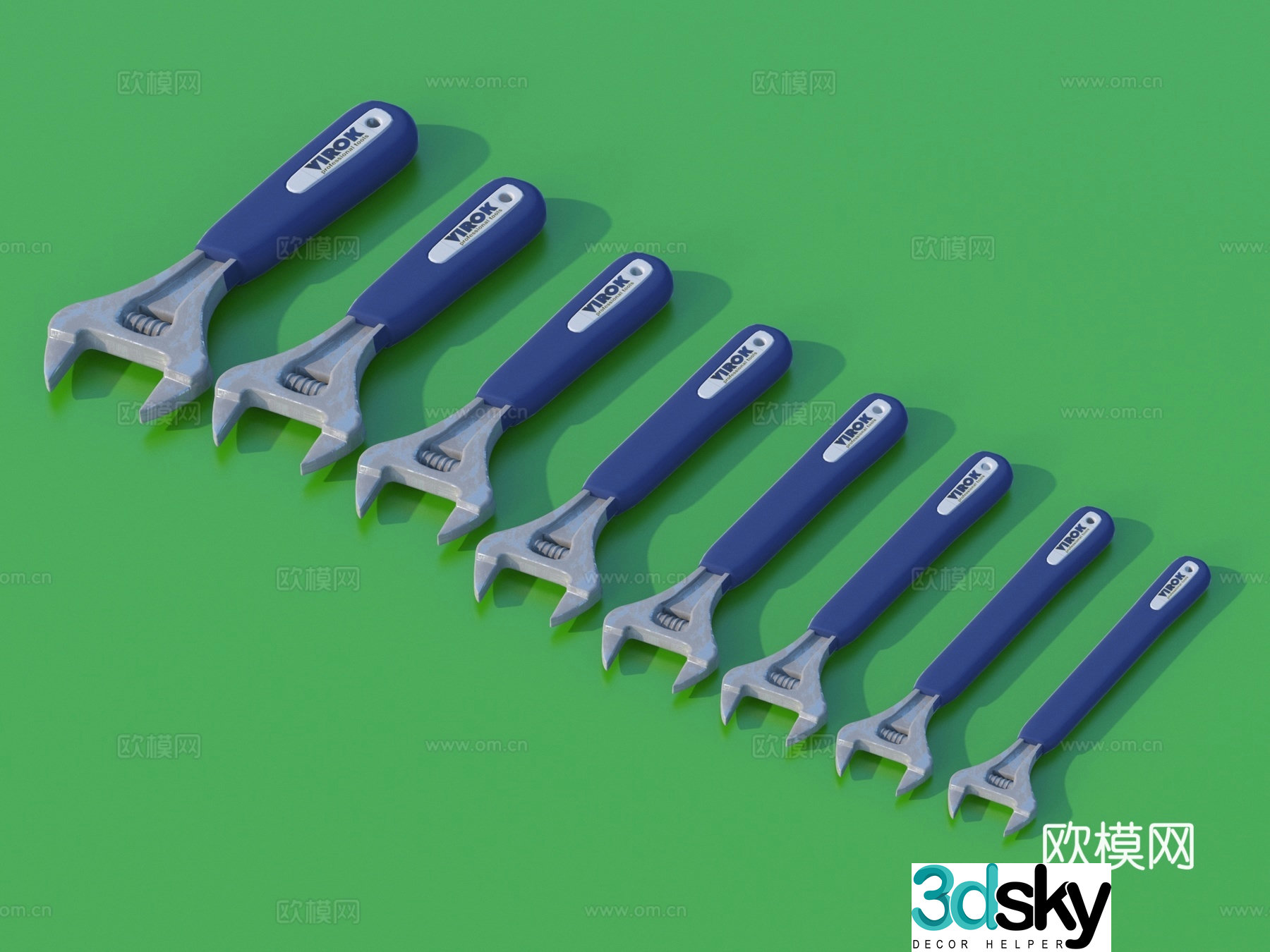 Wrench Tool Repair Tool 3D Model