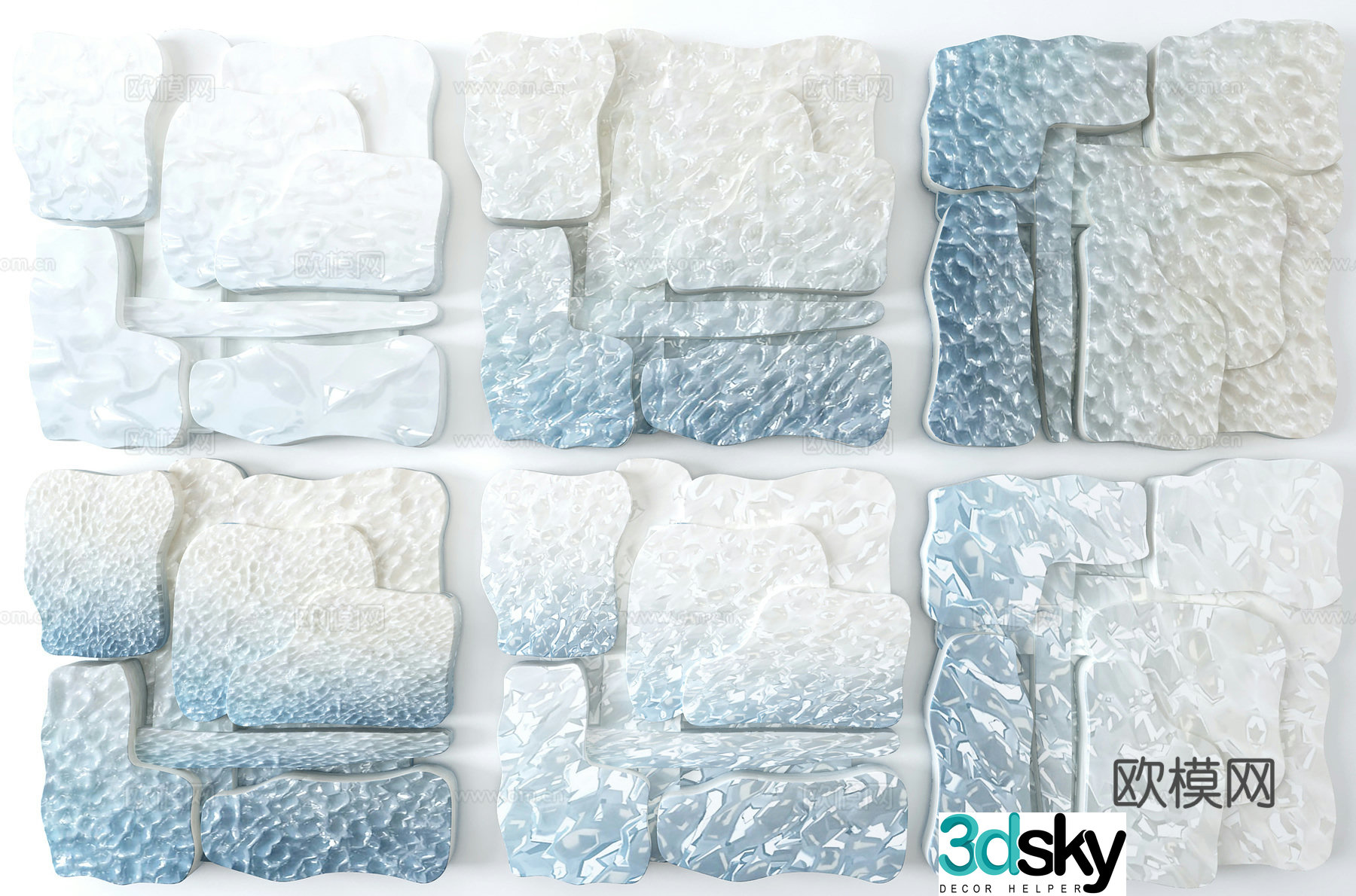 3D wall decoration model