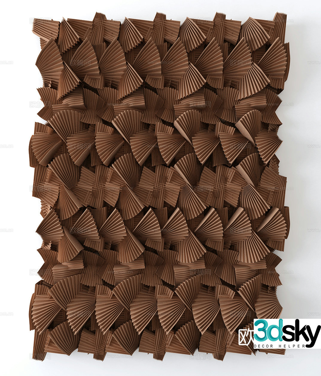 3D wall decoration model
