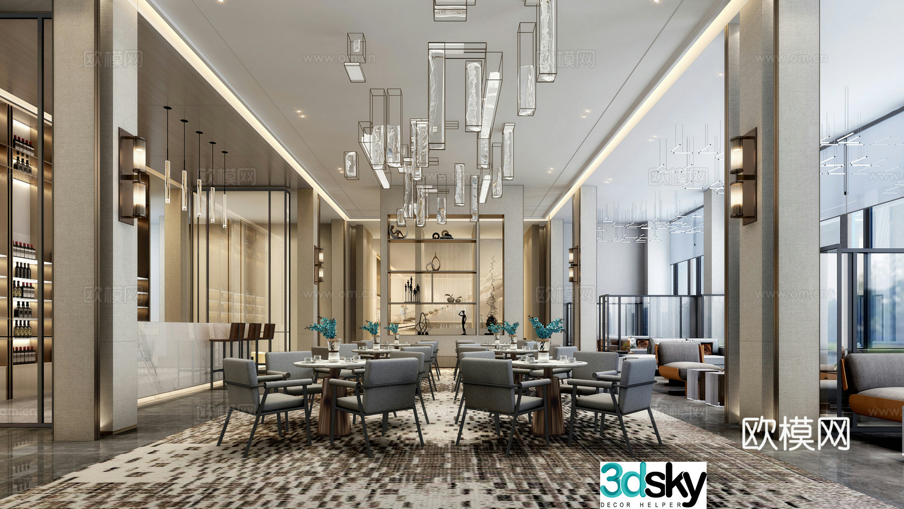 New Chinese sales office 3D model