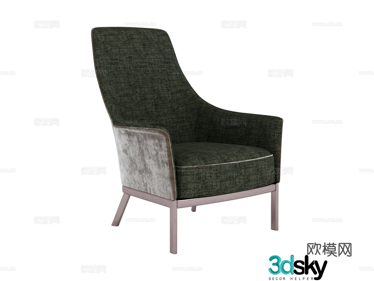 longhi – 3d model of leisure chair