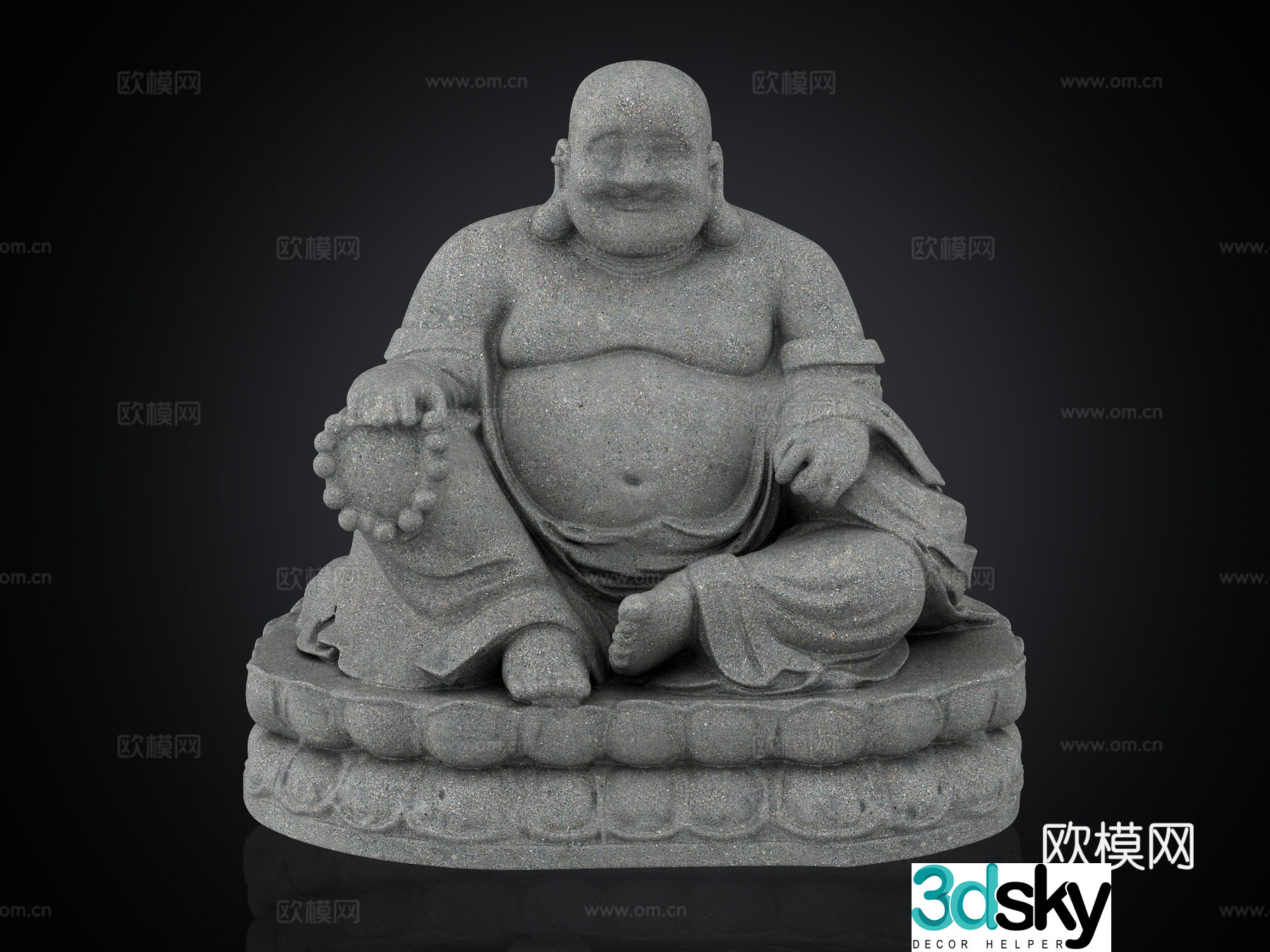 Buddha statue Maitreya Buddha Tathagata Buddha Sakyamuni Buddha Guanyin Bodhisattva Amitabha Buddha sculpture carving 3D model