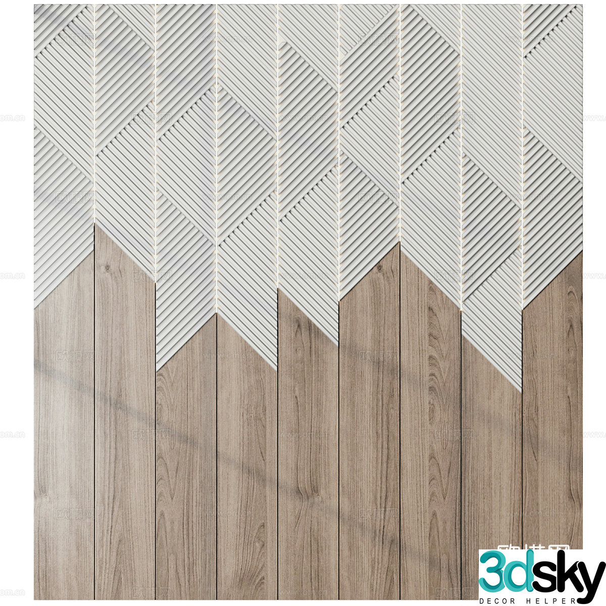 Wall panel 153d model