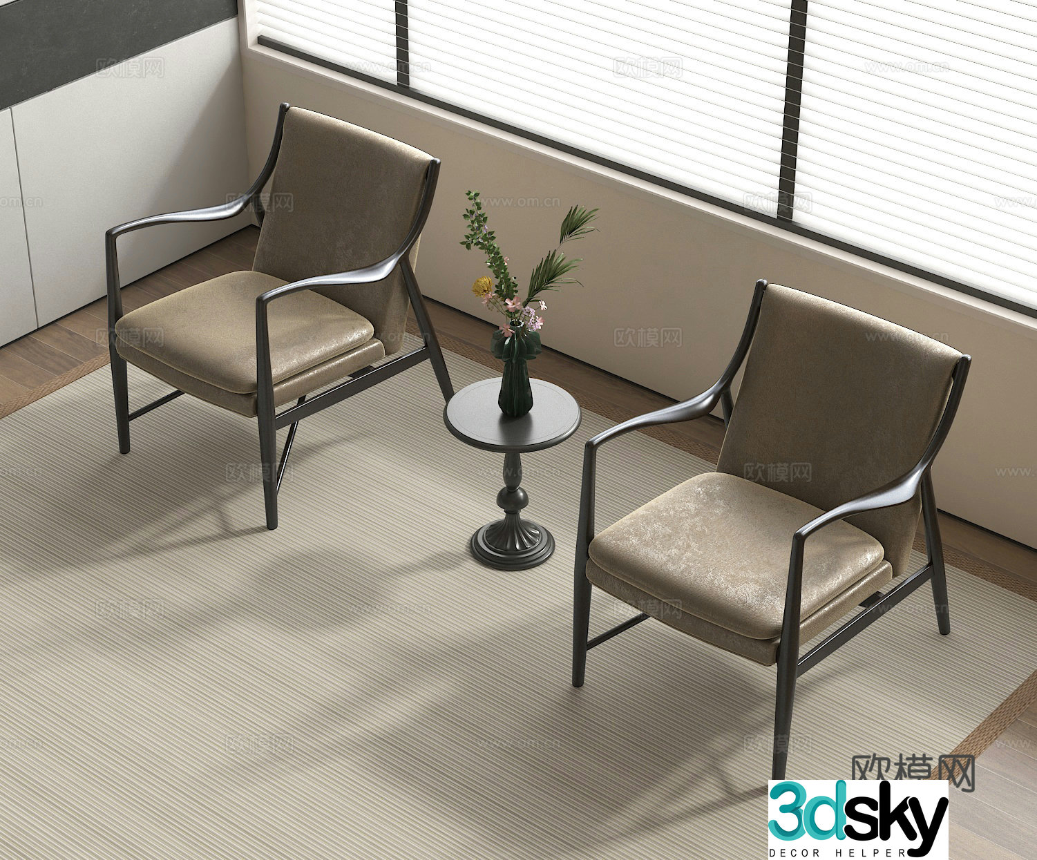Leisure chair 3d model
