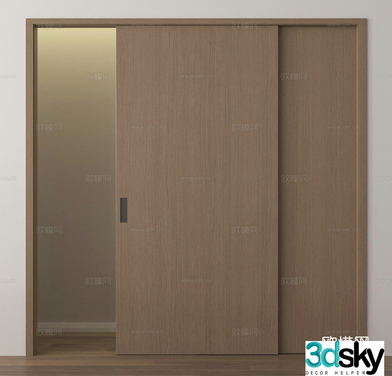 Sliding door 3D model