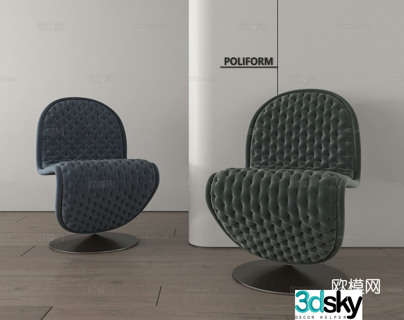 Leisure chair sofa chair 3d model