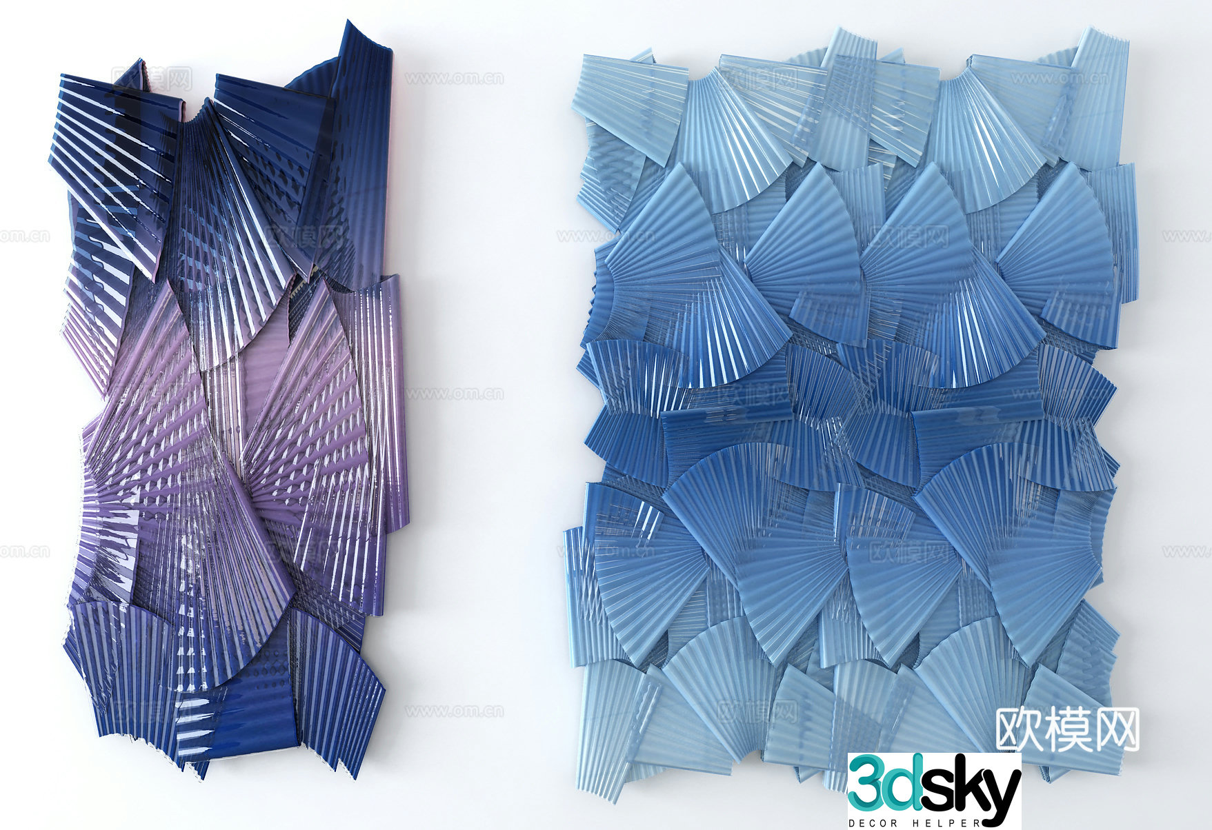 3D wall decoration model
