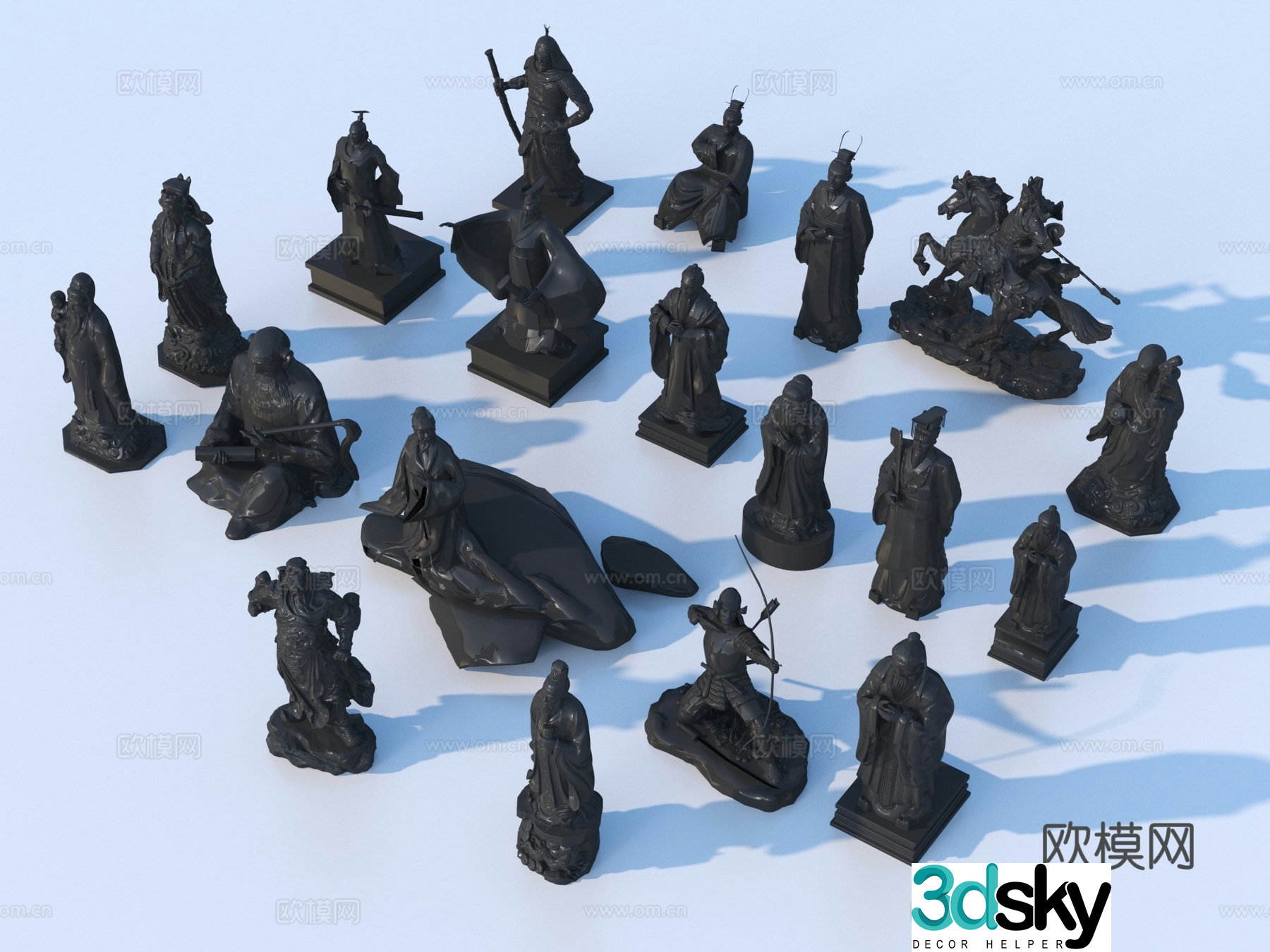 Statue Celebrity Sculpture 3d Model