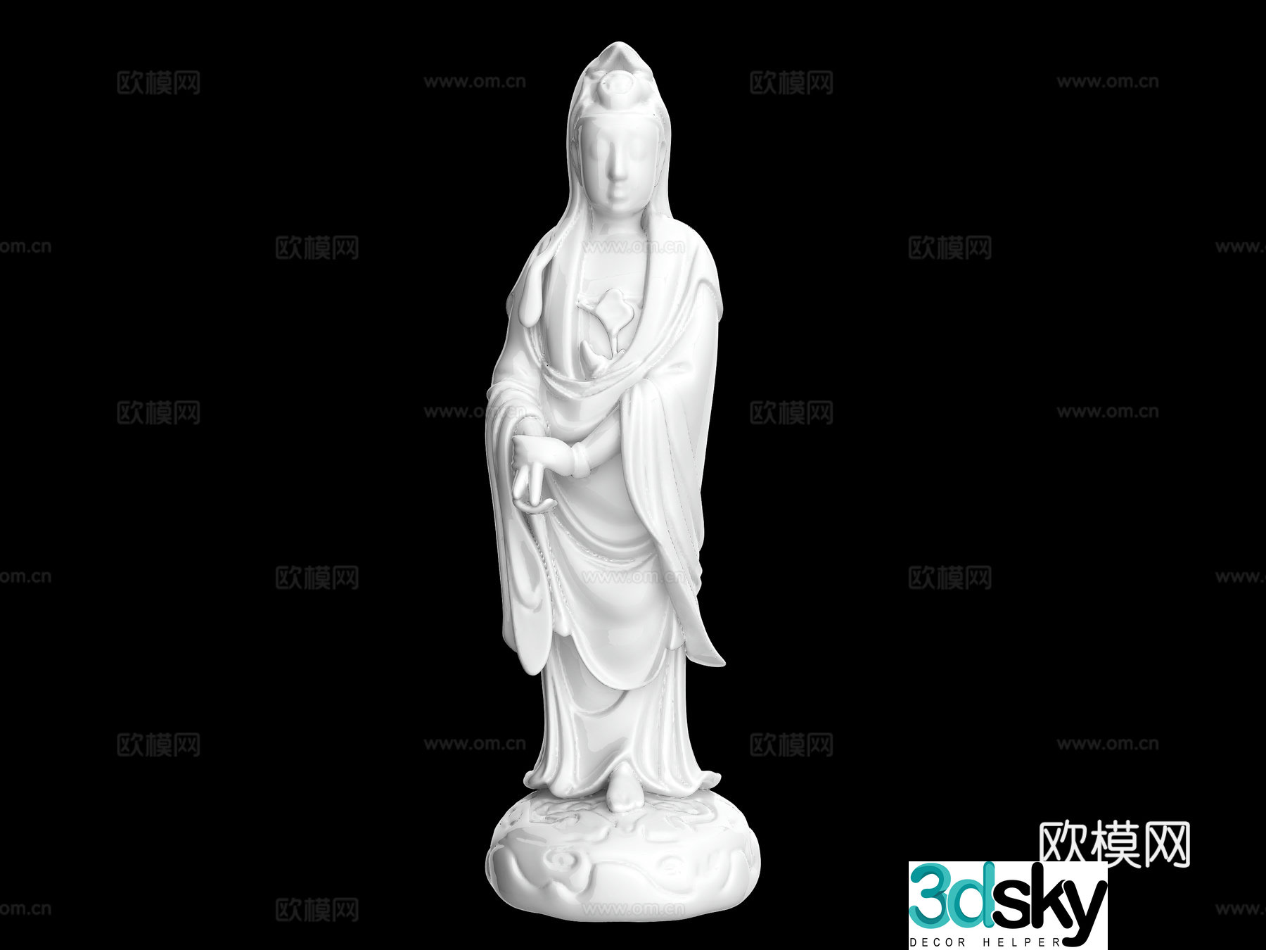 Buddha statue Maitreya Buddha Tathagata Buddha Sakyamuni Buddha Guanyin Bodhisattva Amitabha Buddha sculpture carving 3D model