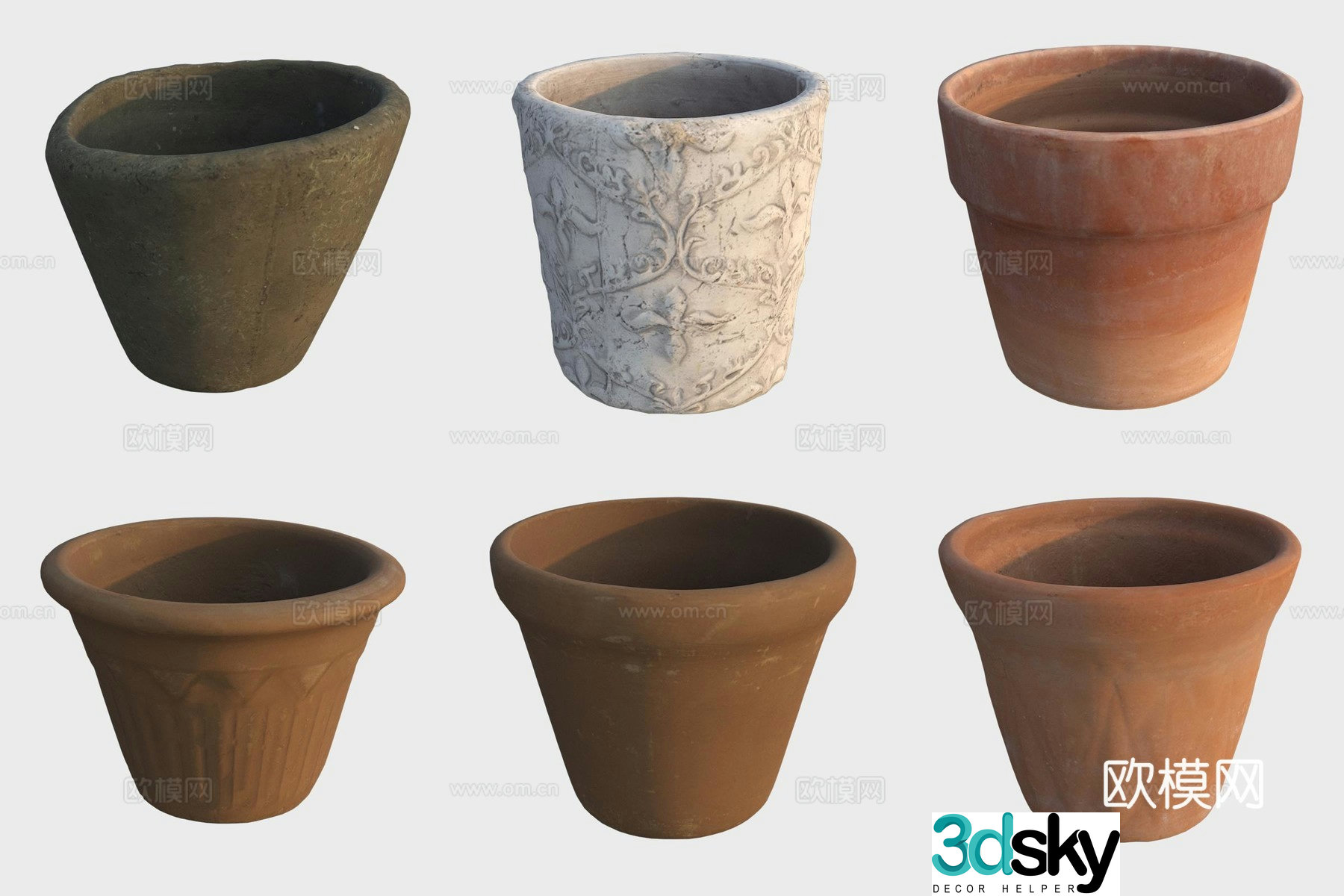 Ceramic pot ceramic pot 3d model