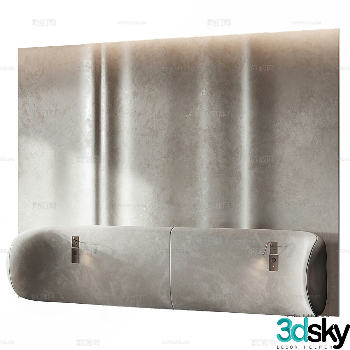 Background wall 3d model