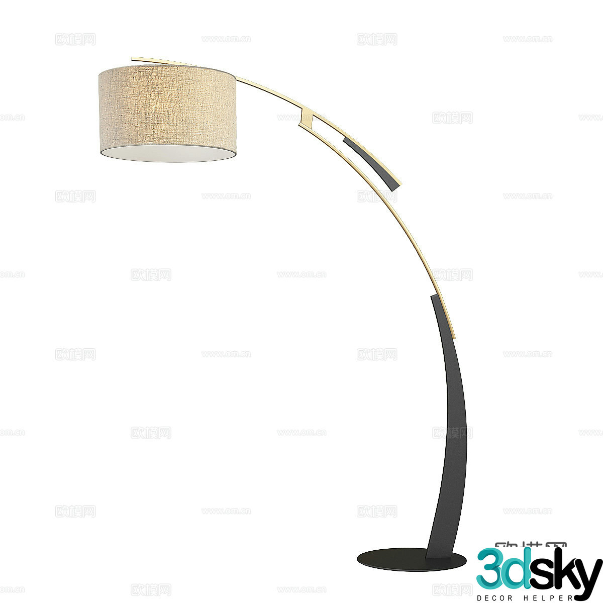 Modern simple floor lamp Floor lamp Simple floor lamp Light luxury floor lamp Lamp 3D model