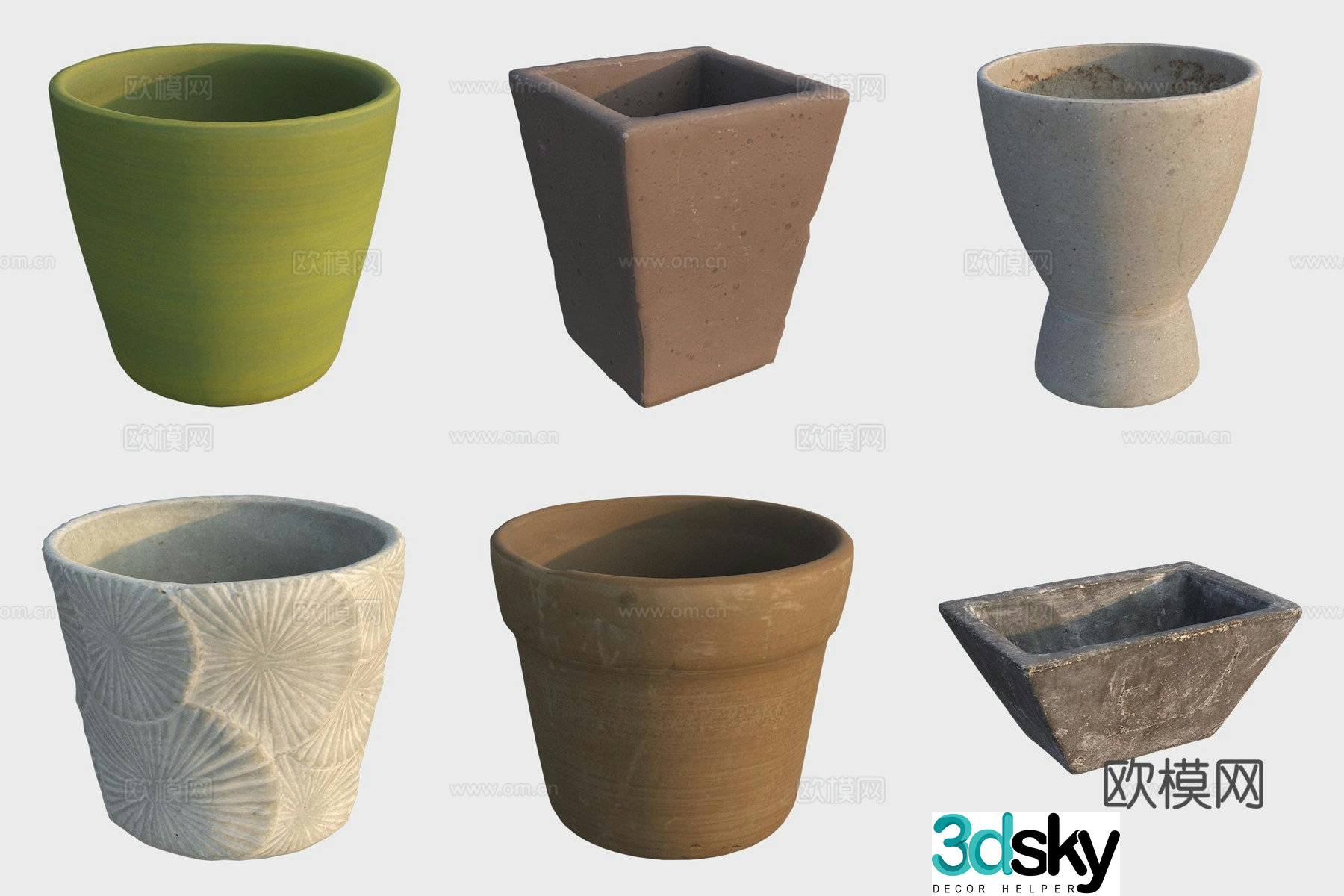Ceramic pot ceramic pot 3d model